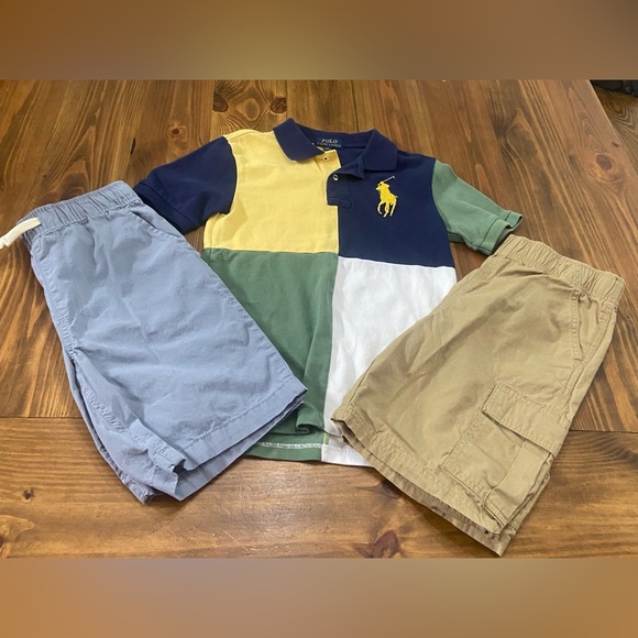 Polo Ralph Lauren Other - Polo by Ralph Lauren Kids Multicolor Polo Shirt. Children’s place short bundle